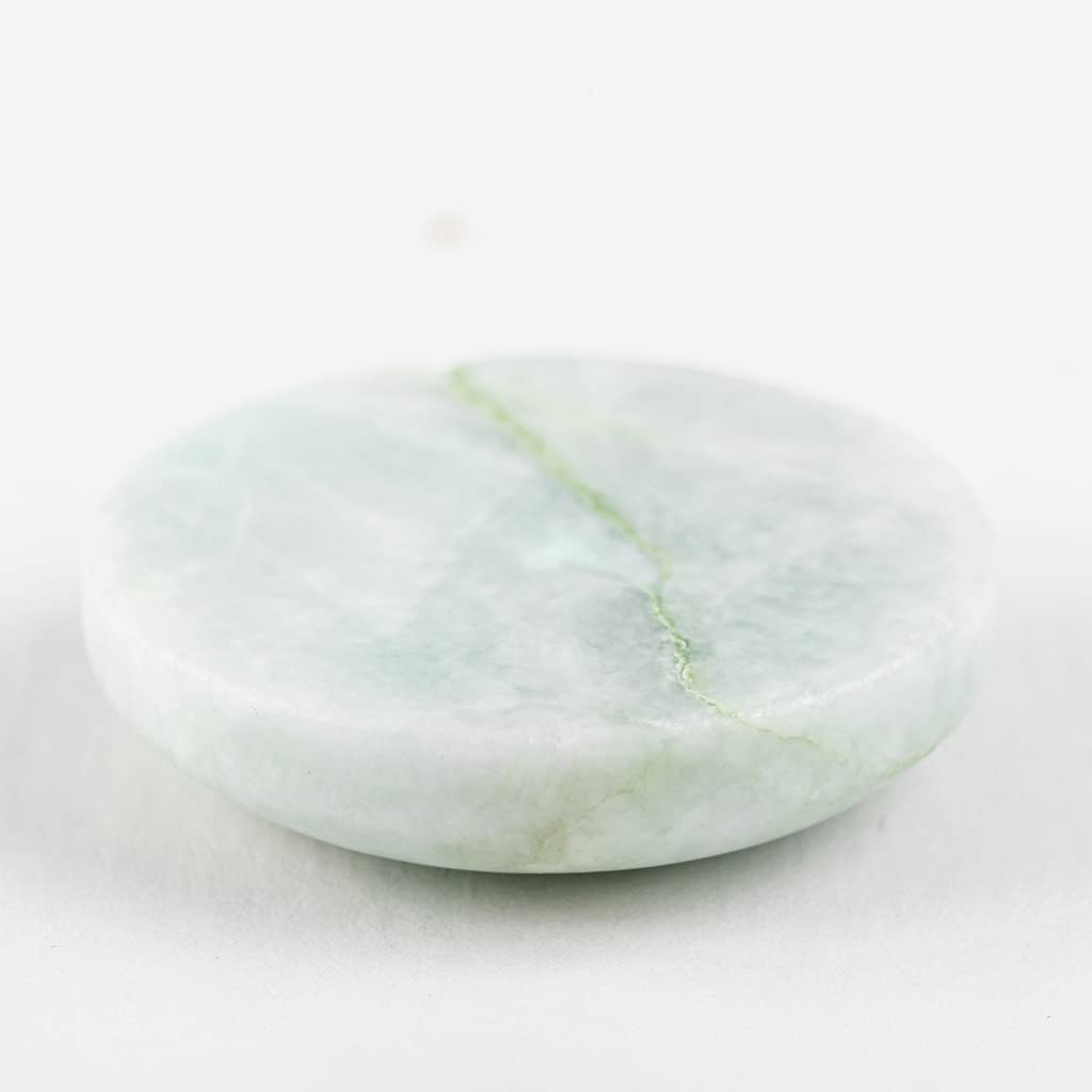 Jade Workshop Itoigawa Natural Jade Golf Marker Wallet Amulet Japanese National Stone Jomon Power Stone Paulownia Assurance Certificate MI0086