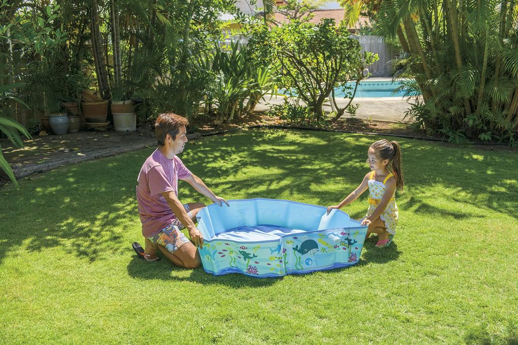 JILONG Garden Pool 120cm (120 X 120 X 25cm) JL-687966 Medium Size BL 6920388687966