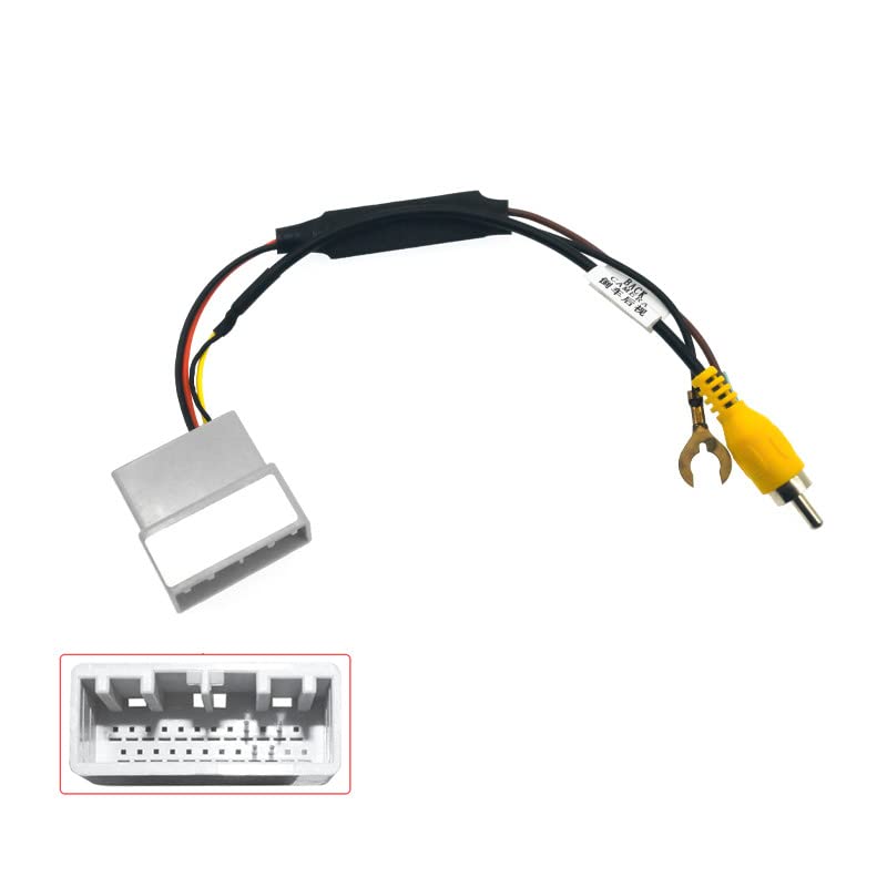 24 Pin for Honda CRV/Fit Car Parking Reverse Backup Rearview Camera RCA Video Plug Cable Adapter Convertor