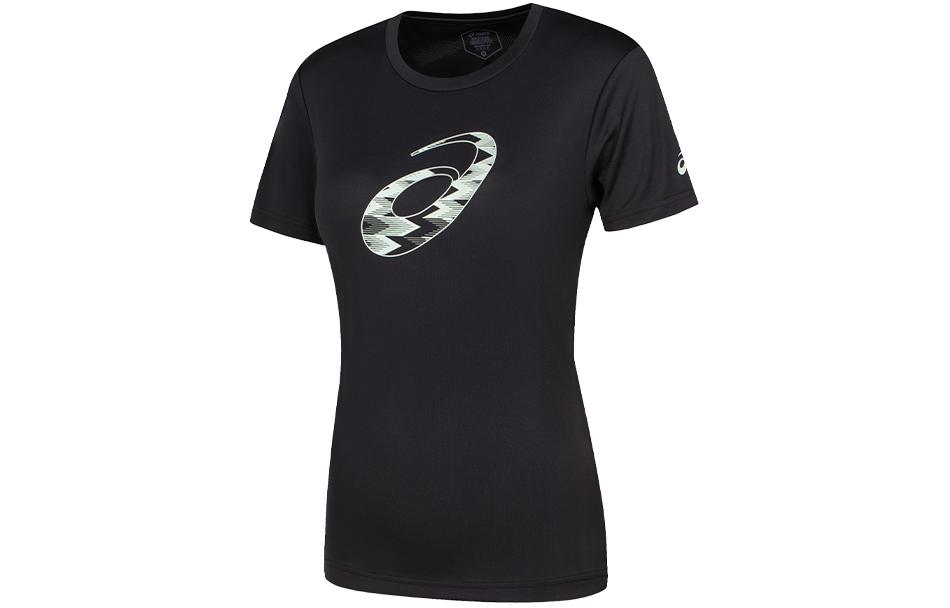 ASICS T Shirts Women s Black Crew Neck Moderate Other 2032D020-001 L