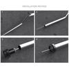 Motorcycle Scootor LED Handlebar End Turn Signal Corner Light DC12V Flasher Handle Grip Blinker Side Marker Hand Lamp 2x