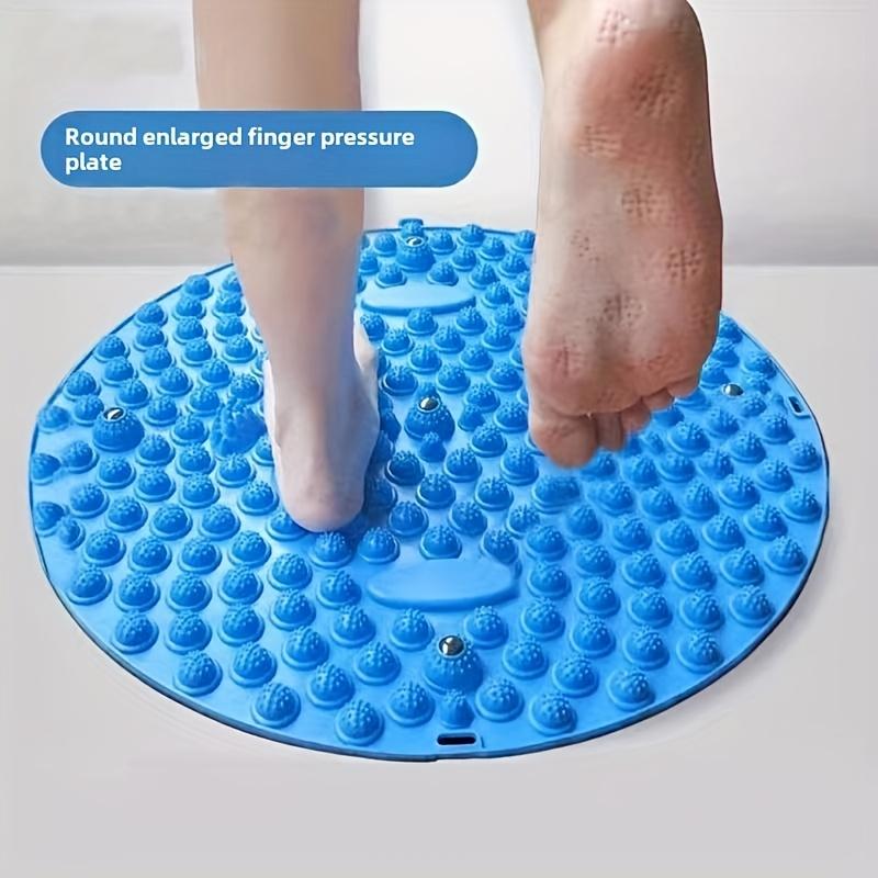 

1 шт. Силиконовый массажный коврик для ног, Нескользящий коврик для акупрессуры и рефлексотерапии для улучшения кровообращения и расслабления мышц, Силиконовый массажный коврик синий