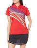 Tennis Game Sunset Red Size S Women's Shirt, (496),