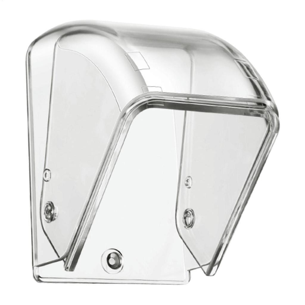 Bezprzewodowa Osłona Dzwonka do Drzwi Zewnętrzna Wodoodporna Osłona Dzwonka Przezroczysty Ochraniacz Przycisku Dzwonka do Drzwi Pyłoszczelna Osłona Przeciwdeszczowa na Przycisk Dzwonka