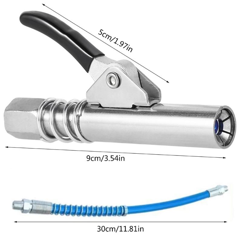 Quick Release Grease Guns 10,000PSI Coupler High-pressure Oil injections Nozzles
