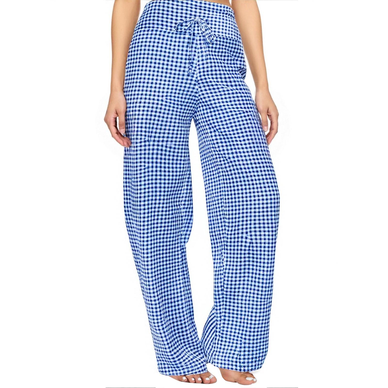 

Womens Fashion Loose Sweatpants Casual Trousers Bell Bottom Yoga Pants L синій