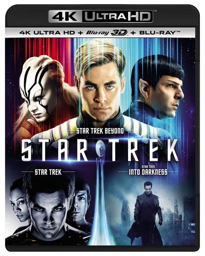 Star Trek 3 Movie Collection ULTRA HD 3D (4K + Blu-ray + Blu-ray Set)