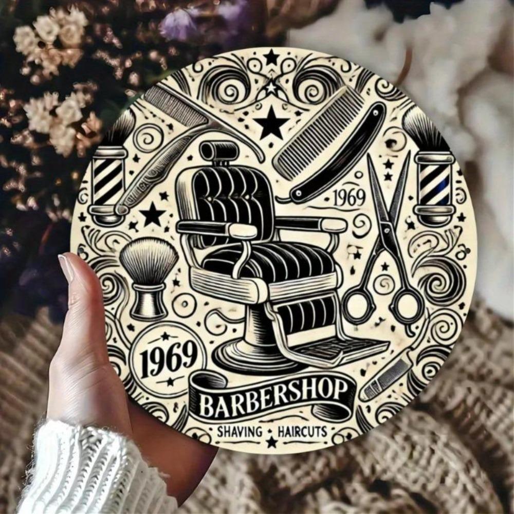 Vintage Barber Shop Metal Wall Art Retro Decor Gift For Men