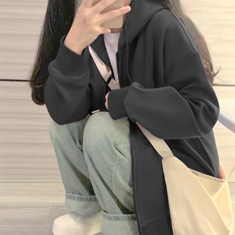 JEANSWEST Damen 2025 Locker sitzendes Kapuzen-Freizeit-Sweatshirt