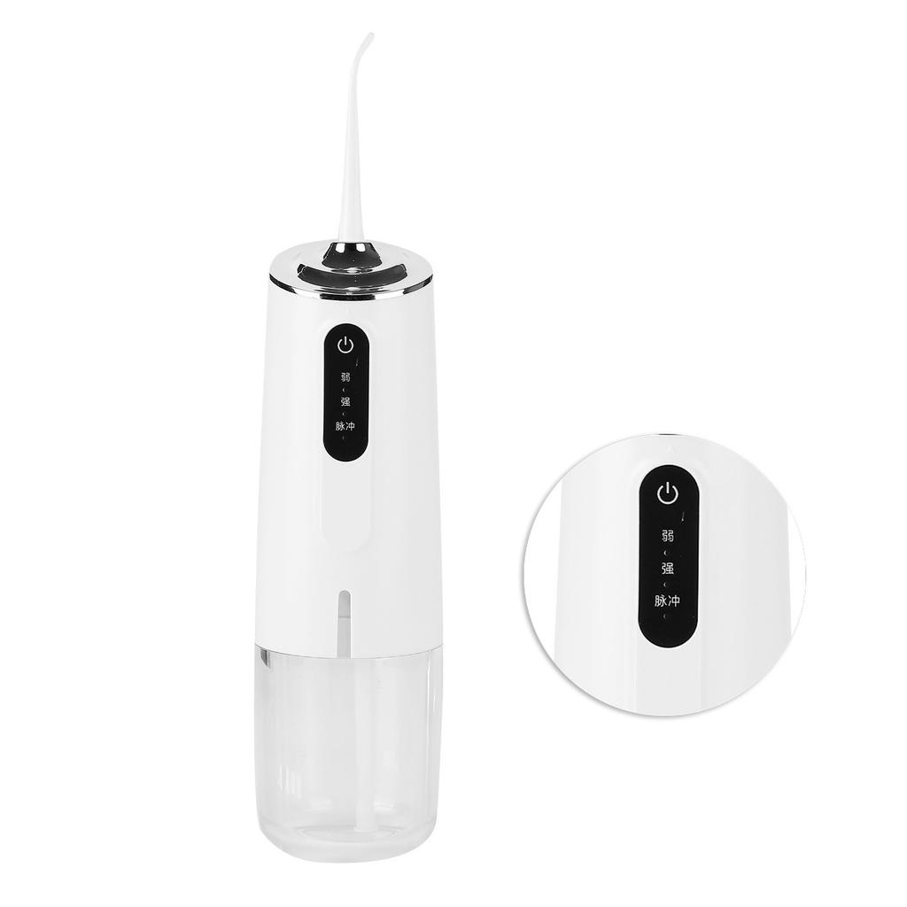 240ml Tragbarer Munddusche 3?Modus USB Wiederaufladbare Wasserzahnseide Wasserdicht Zahnreiniger