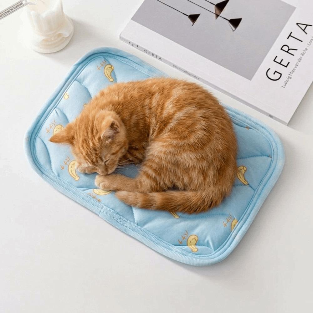 Breathable Hamster Cooling Mat Soft Small Pet Cooling Pad Sleeping Mat Mini Pet Ice Mat Rabbit