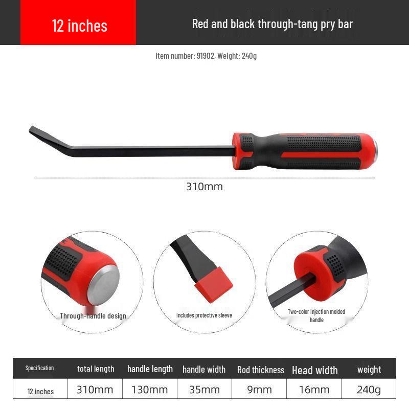 Multi-Functional Woodworking Pry Bar: Special Steel Tool for Door and Window Installation