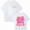 Be Happy Lift Heavy Tee Shirt for Women Funny Workout Weightlifting Graphic Tops Gym Mommy Short Sleeve T-shirts Female Clothing