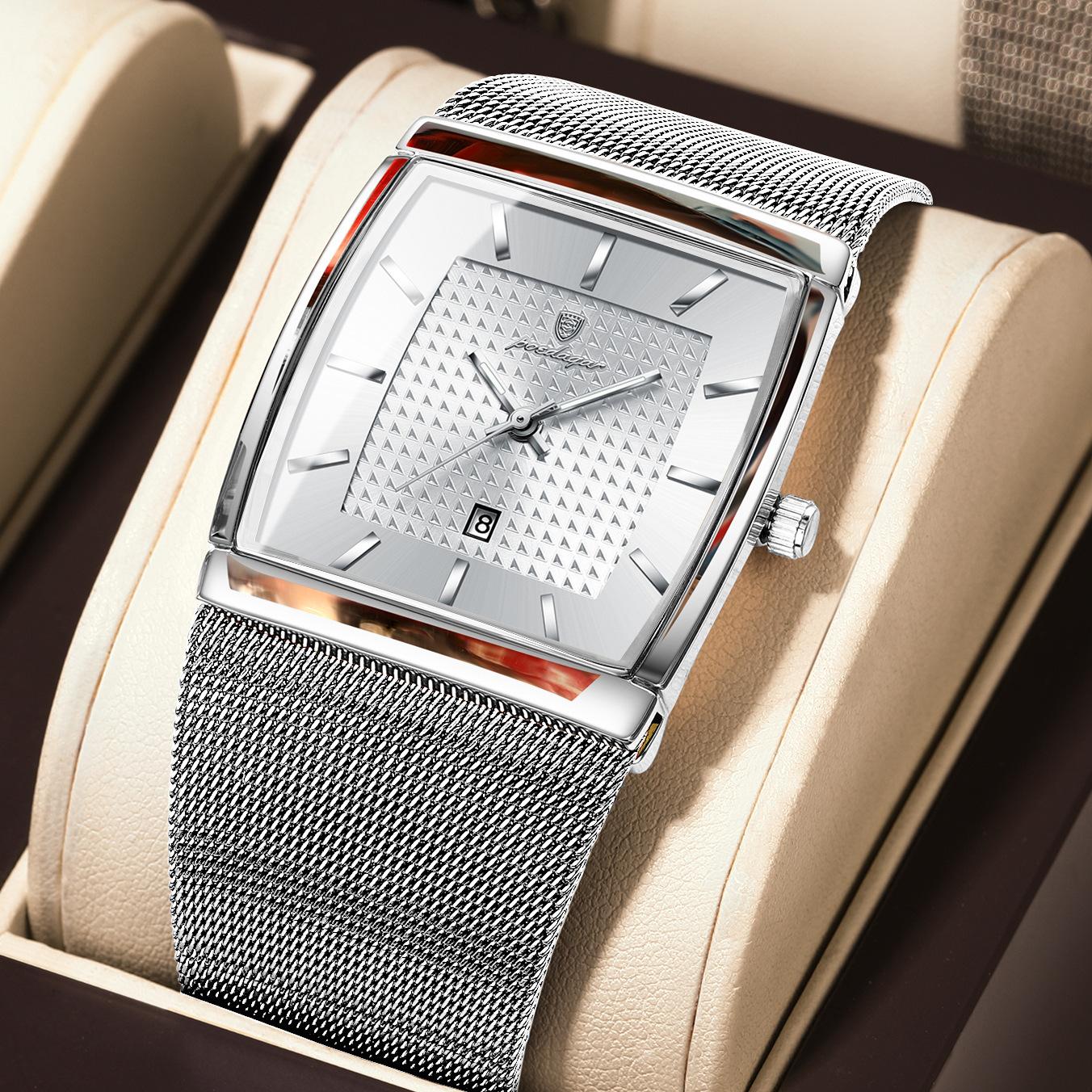 Swiss waterproof calendar personalized quartz watch ultra-thin men s watch