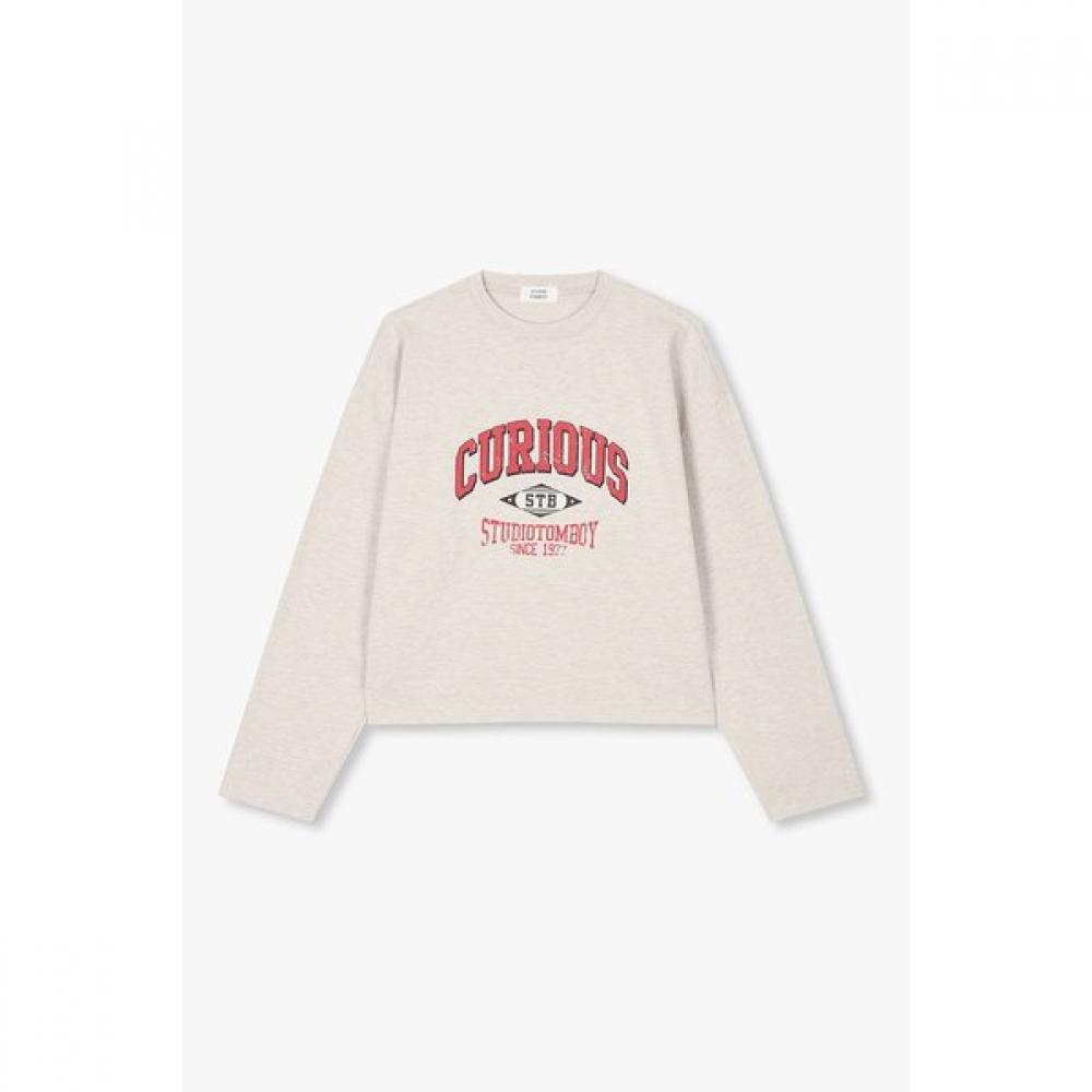 STudio Tomboy Graphic Long Sleeve T shirT 9176122972 99 (black)