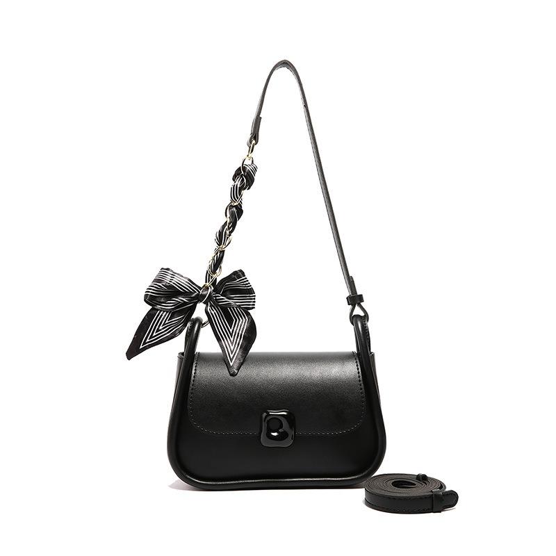 

Versatile texture niche design small bag underarm bag women s new summer high-end messenger bag чёрный