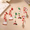 Cute Christmas Earrings for Women Girls Elk Snowman Dangle Earrings X'mas New Year Party Jewelry Gift