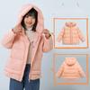 Children's Hooded Solid-color Light and Warm Down Jacket, Multi-color Coat for Boys and Girls Winter