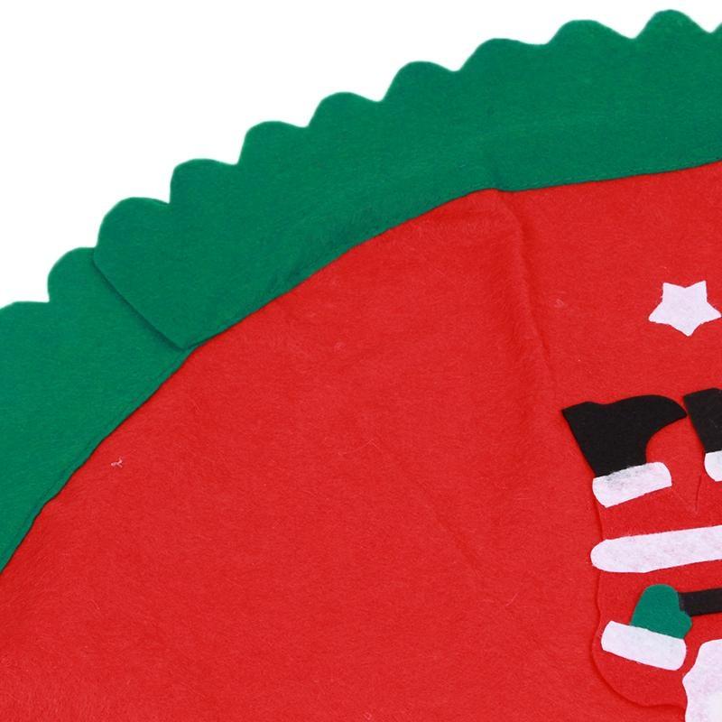 Diameter 90cm Red Christmas Tree Skirt Decorations Christmas Ornaments Decorated Packages