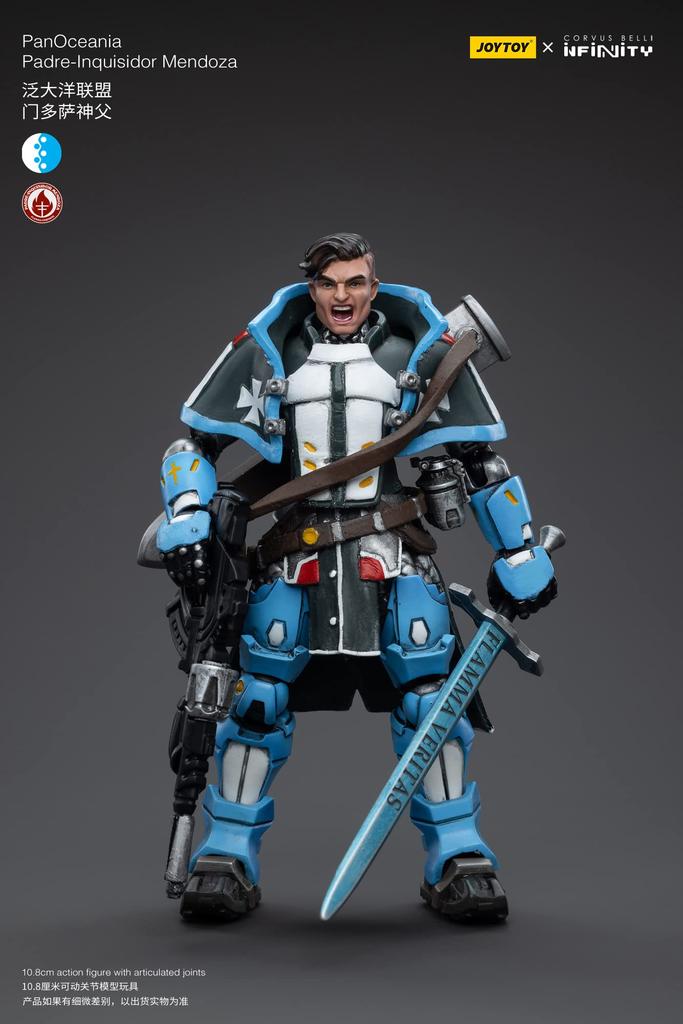 JOYTOY x Infinity Union Inquisitor Father Mendoza Maßstab PVC ABS Bemalt Komplette Figur Pan-Ozeanisch 1/18 &