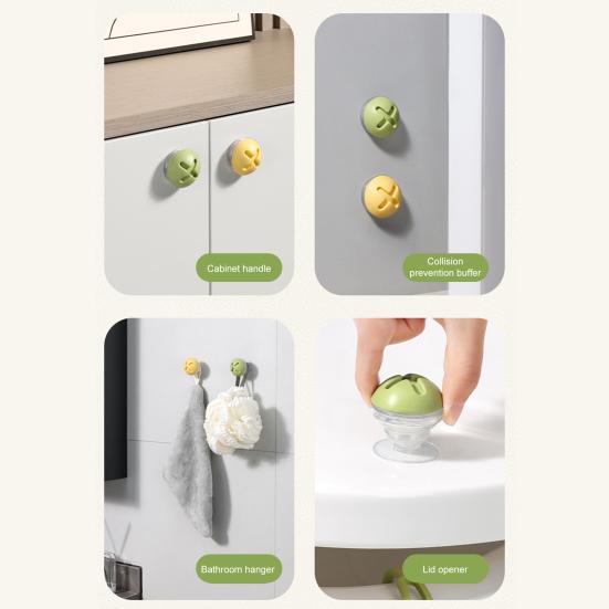 2Pcs/Set Toilet Lid Lifter Multi-Stage Adjustment Prevents Slipping Secure No-touch Toilet Lid Handle Toilet Accessory