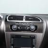 For Seat Leon 2005-2012 LHD RHD Real Carbon Fiber Car Dashboard Decoration Stickers Interior Decoration Stickers Car Accessories
