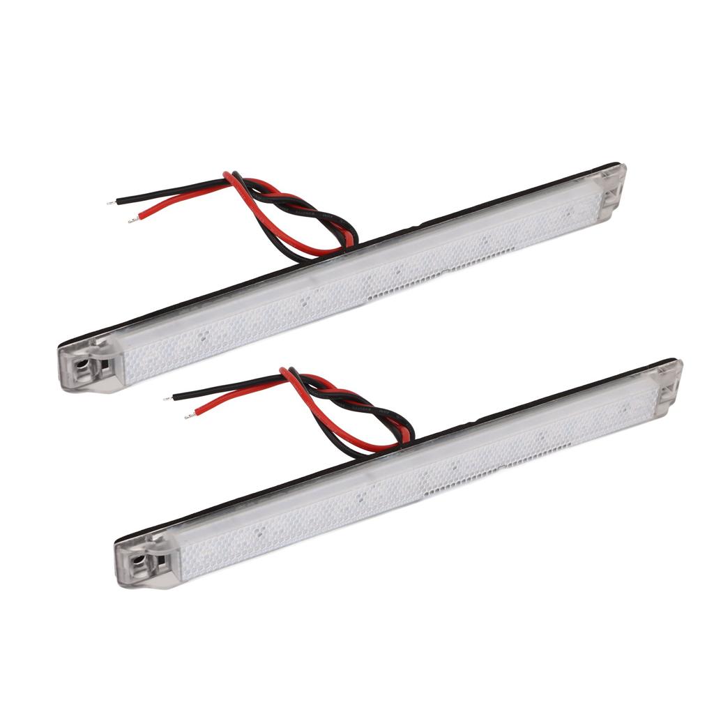 2 Pcs Side Marker Light 12V DC IP65 Waterproof LED Width Indicator Clearance Light for RVs Boats Yachts