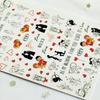 12Pcs/Set Nail Sticker Non-Fading Self-Adhesive Excellent Saturation Valentine DIY Design Decals Manicure Sticker for Manicure
