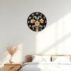 High-Quality Floral High-Quality Pattern High-Quality Wooden High-Quality Wall High-Quality Clock, 10-16Inch High-Quality Silent High-Quality Wall