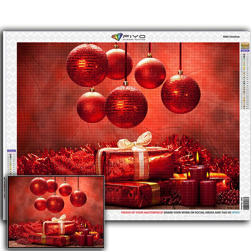 

5D DIY Бриллиантовая вышивка Рождественский кот Полный квадрат Бриллиант Живопись Животные Мозаика Ручной работы Подарок Искусство Full Square 20X30CM