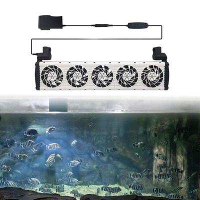 Aquarium Chiller Fan Fish Tank Accessories Quiet Cold Wind Heat