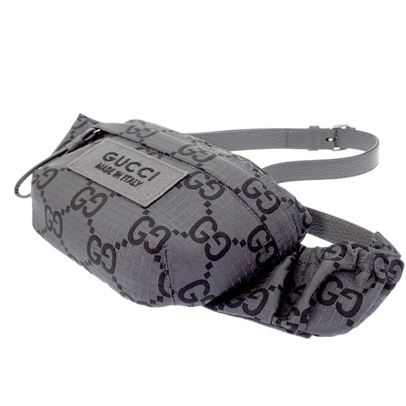 Gucci 767934 Body Bag Black/gray Mens