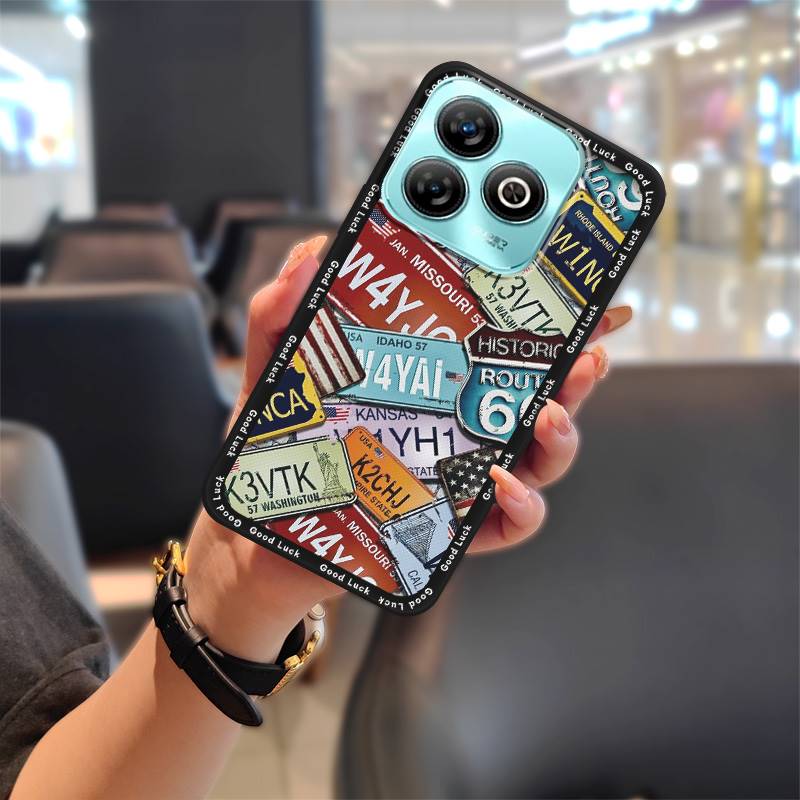 

Грязеотталкивающий защитный чехол для телефона ZTE Blade A75 4G/Z2359 задняя крышка полный охват мягкий чехол ударопрочный милый мультяшный ZTE Blade A75 4G/Z2359