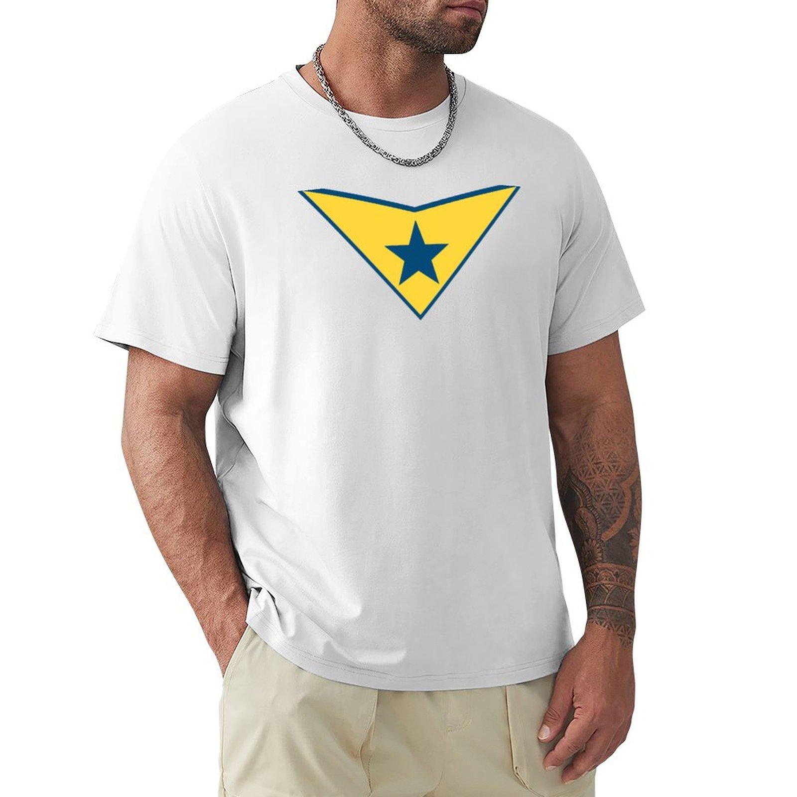Booster Gold Logo TShirt basketball graphic tees valentines clothes t shirts for men pack S