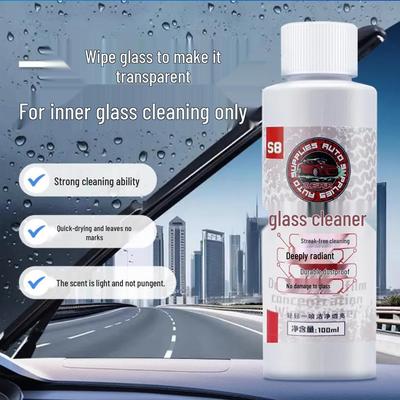 S8 Glass Cleaner & Anti-Fog Oil Remover for Clear Car Windows