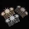 Kristallstern Damen Brautkopfschmuck Elegante Tiara-Stil Einsteckkamm Strass Hochzeit Styling Accessoires Braut Hochzeitsfeier