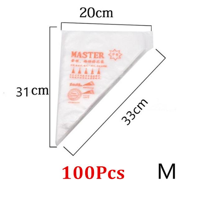 20 50 100pcs Disposable Piping Bags for Baking Cake Cream Frosting Decorating Tools Pastry Dessert Kitchen Accessories
