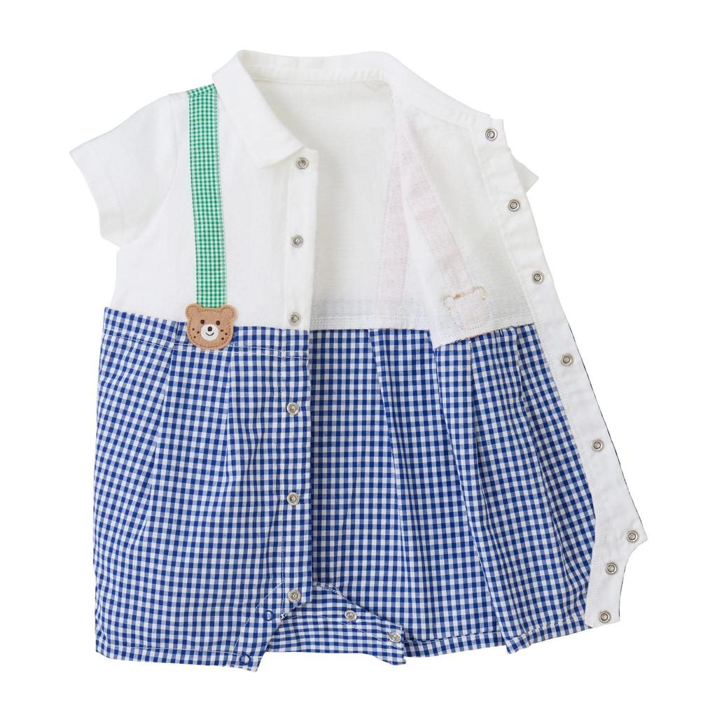HOT Shortall Kids Clothes Navy 70cm [MIKIHOUSE BISCUITS] Children's 72-1301-499