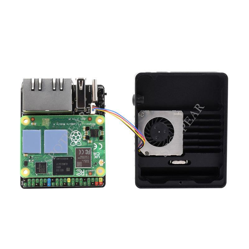 

Raspberry Pi CM4 Dual Gigabit Ethernet Expansion Board with Metal Case