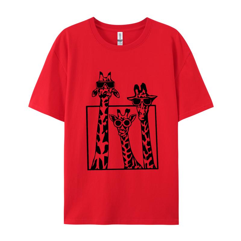 Screenshot Giraffe Students Unisexs Tall Tshirt Male Unisex Tees Tops Tees For Unisex Popular Top Tshirts Happy Family Gathering