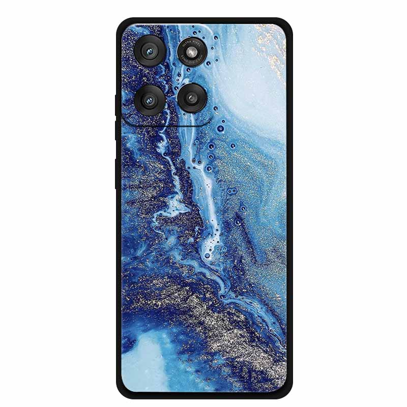 For Motorola Edge 60 Stylus Case Marble Painted Silicone Back Cover Case for Edge 60 Stylus Case Back Coque Edge 60 Stylus Cases