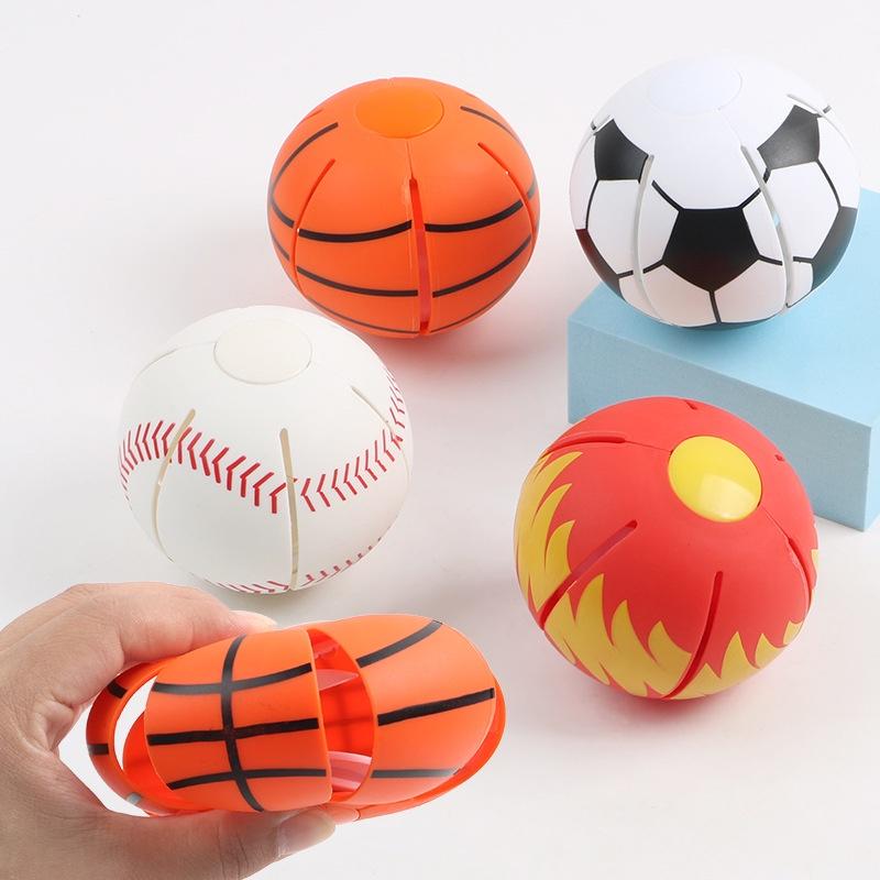 Interactive And Engaging Parent-child Toy Transformable Disc Stress Relief Ball