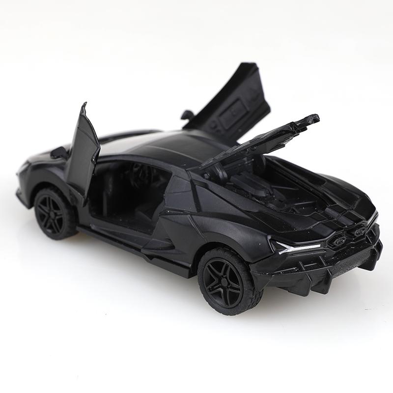 ABAY1 1:43 scale replica of the SVJ pullback alloy car model, children's toy, die-cast metal, pullback function.