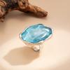 2026 New Luxury Exaggeration Resin Ripple Rings for Men Women Punk Irregular Crystal Stone Thick Rings Elegent Jewelry Gifts