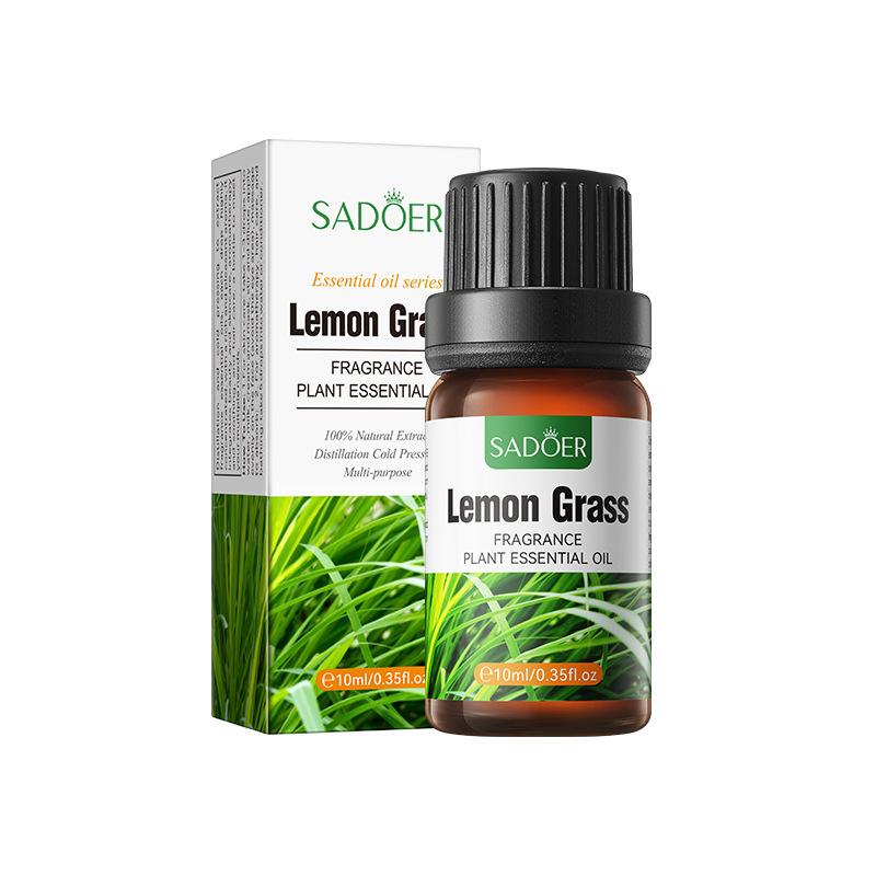 SADOER Aromatherapy Essential Oil Sakura Mint Vanilla Fragrance Massage Soothing Skin Care One Bottle Multi-Use Essential Oil