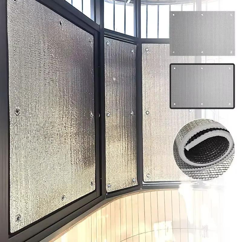 1Pc Window Sun Shade Film Home Sunshade Protector Pad Aluminum Foil Anti-Uv Insulation Film Window Privacy Film Sunshade