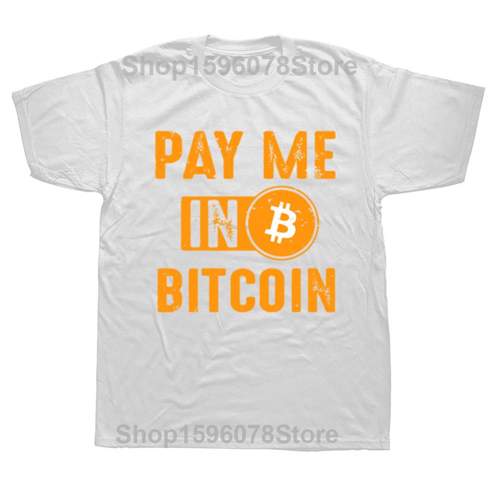 Funny Things I Do Spare Time Bitcoin BTC Crypto CryptocurrencyT Shirts Graphic Cotton Streetwear Short Sleeve Gifts T-shirt