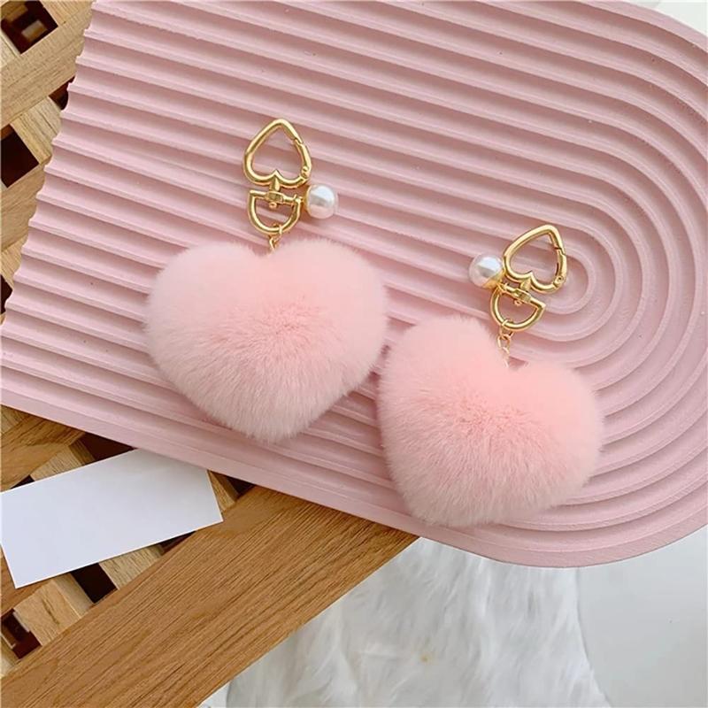 30 Pcs Heart Swivel Buckles Trigger Spring Keyring Buckle Clasps Hooks Durable