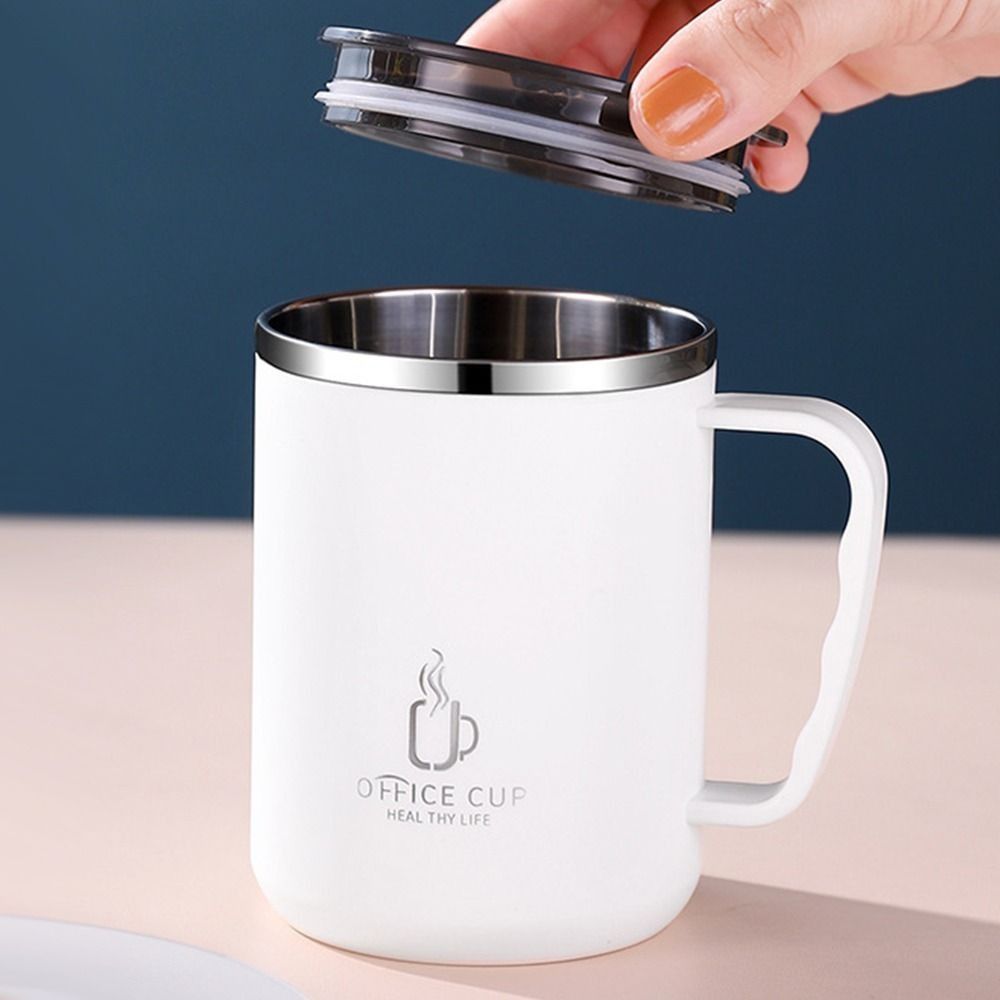 Cover Insulated Coffee Mug With Lid Double Wall Coffee Tumbler Stainless Steel Coffee Cup  Travel