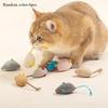Cat Toys Interactive Plush Rat and Pet Toys Cat Teasing Products Durable Linen Perfect for Small Breeds Safe for Indoor Play